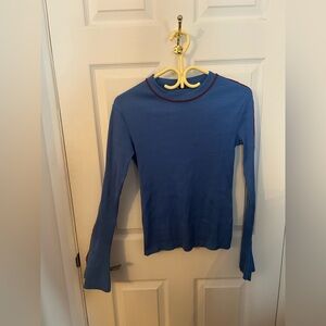 Zara blue top